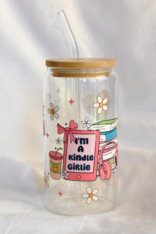 Vaso literario - Kindle Girl