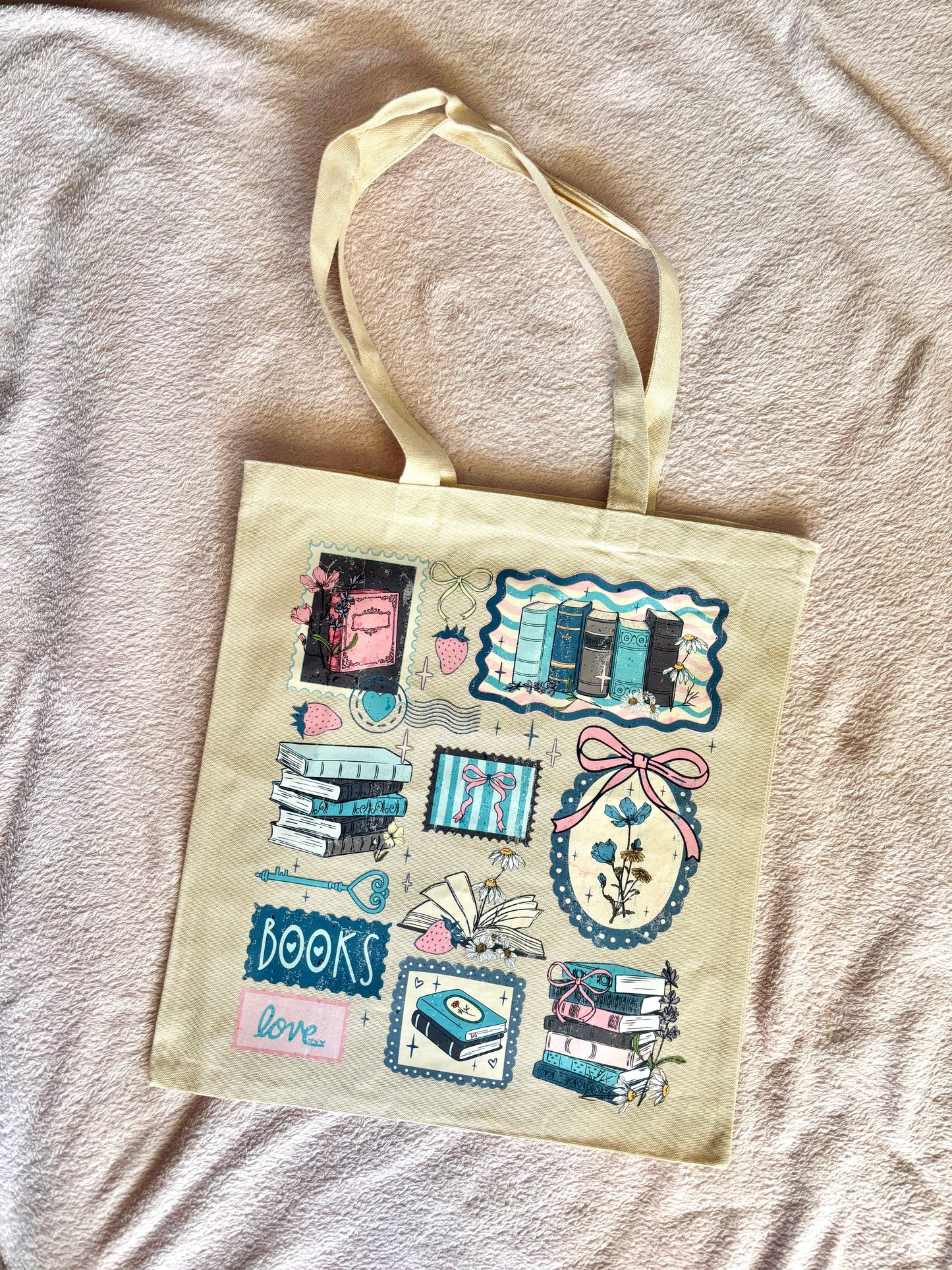 Tote bag -  Books love 💜