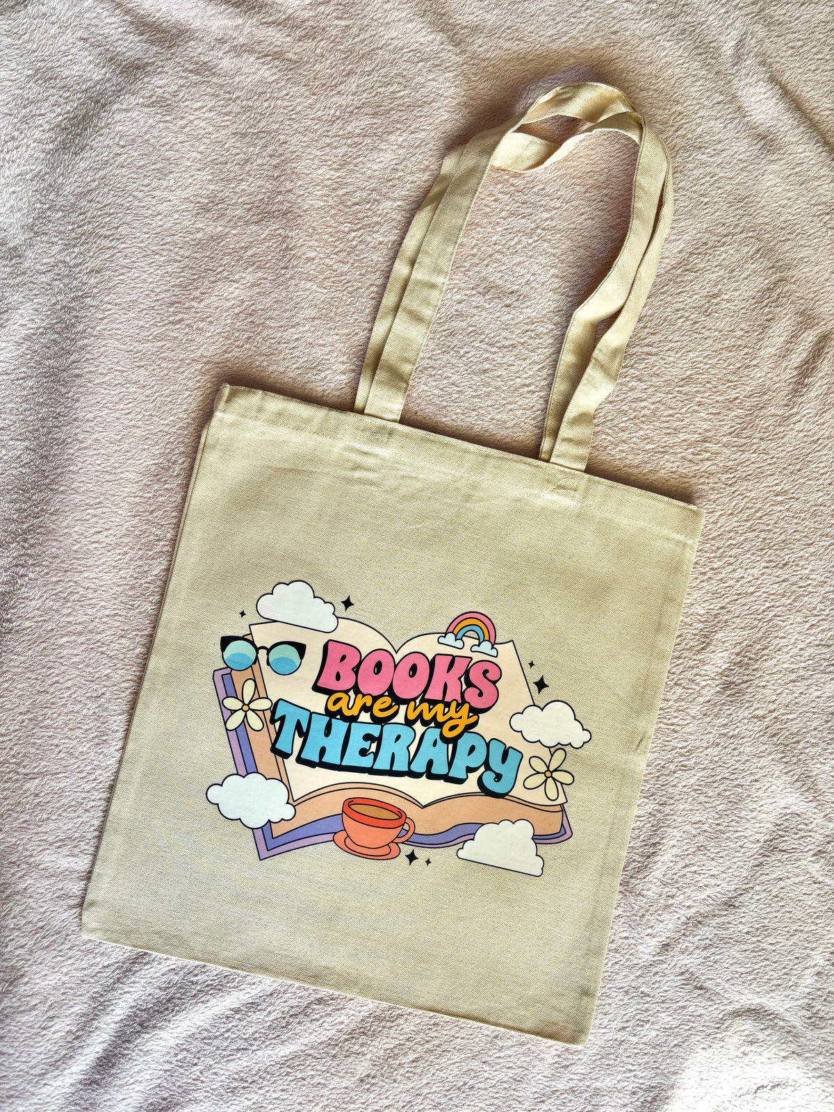 Tote bag - Book therapy 🧘🏼‍♀️