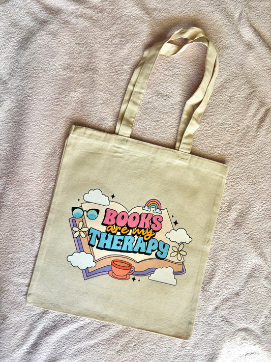 Tote bag - Book therapy 🧘🏼‍♀️